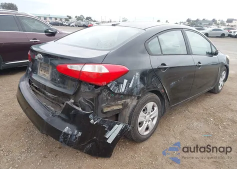 2015 Kia Forte Lx из США, поврежденный, VIN KNAFK4A67F5378887